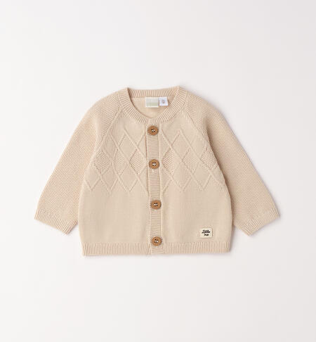 Completo 3 pezzi neonato iDO BEIGE-0172