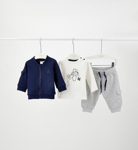 3-piece newborn set BLUE