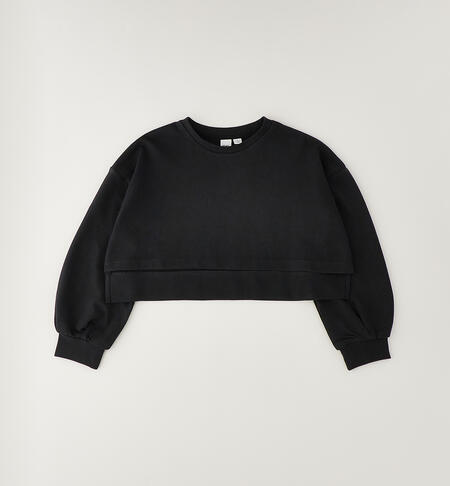 Completo 3 pezzi ragazza NERO-0658