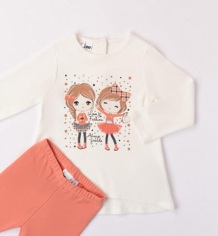 iDO girl print set for girls from 9 months to 8 years PANNA-0112