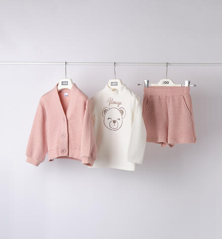Completo bambina 3 pezzi LIGHT PINK-2921