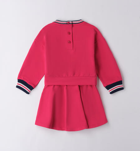 Completo bambina con gonna FRAGOLA-2365
