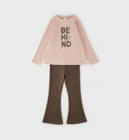 Girls' outfit with leggings PINK
