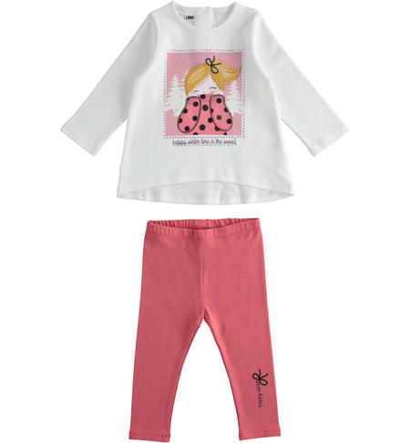 Two-piece girls set from 9 months to 8 years iDO PANNA-0112