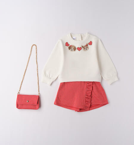 Completo bambina elegante PANNA