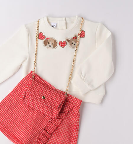 Completo bambina elegante PANNA-0112