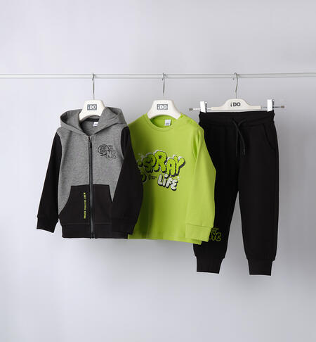 3-piece children's outfit GRIGIO MELANGE-8970
