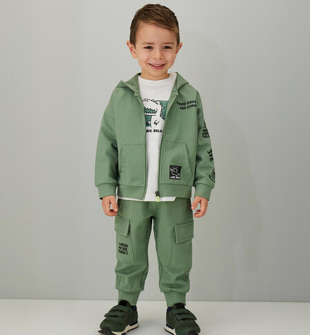 Baby boy 3-piece suit VERDE SALVIA-4921