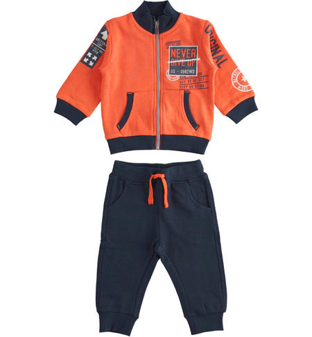 Completo bambino sportivo - da 9 mesi a 8 anni iDO ARANCIO-1828