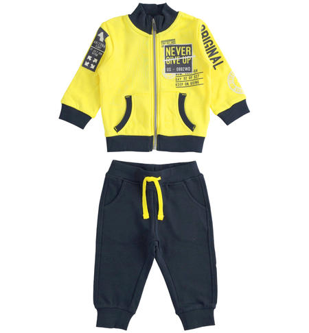 Sports suit for boys from 9 months to 8 years iDO GIALLO-1444