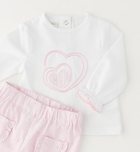 Completo bimba neonata BIANCO-0113