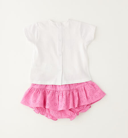 iDO newborn baby girl set BIANCO-0113