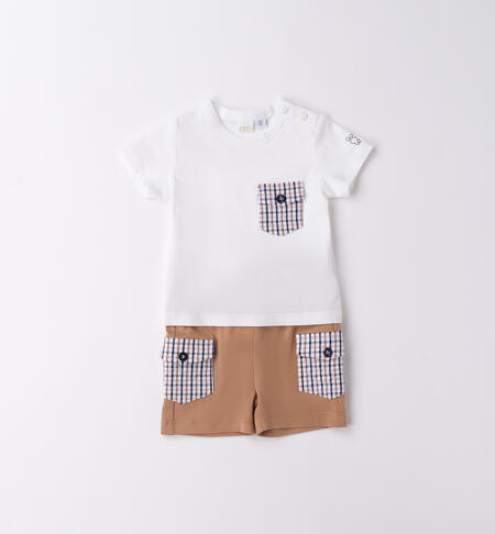Completo bimbo neonato BIANCO