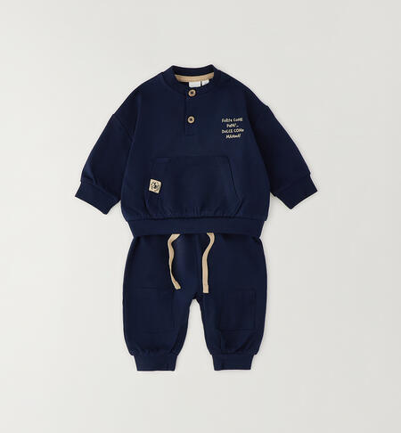 Completo bimbo sportivo BLU