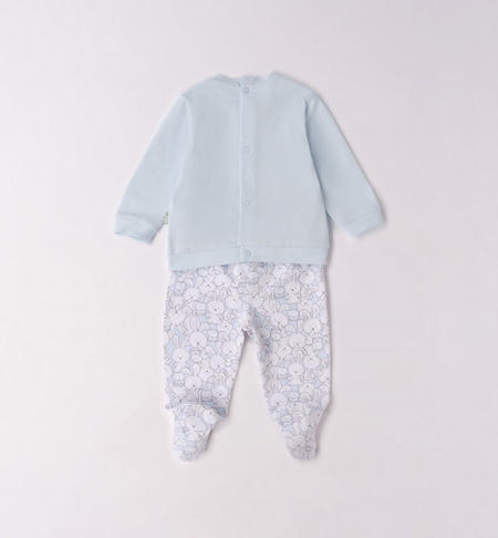 iDO newborn hospital outfit with bunny motif from 0 to 12 months SKY-3871
