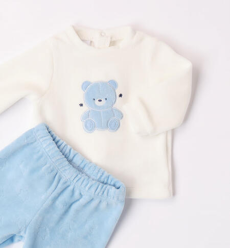 iDO teddy bear 2 pcs babygrow for baby boy from newborn to 18 months PANNA-0112