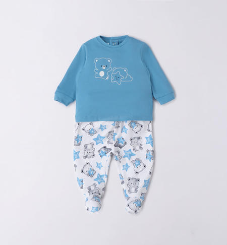 Completo clinica neonato orsetto da 0 a 12 mesi iDO AZZURRO-3712