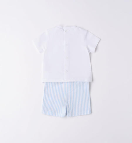 iDO short baby boy outfit with cute animals from 1 to 24 months SKY-3871