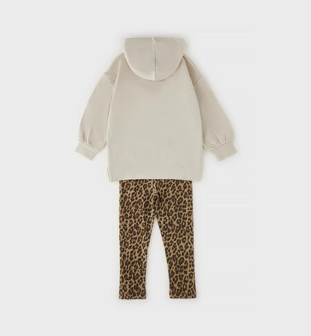 Completo da bambina BEIGE-0434