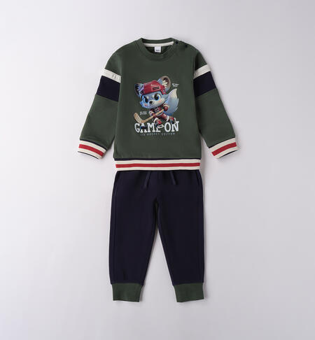 2-piece outfit for children GREEN-4743