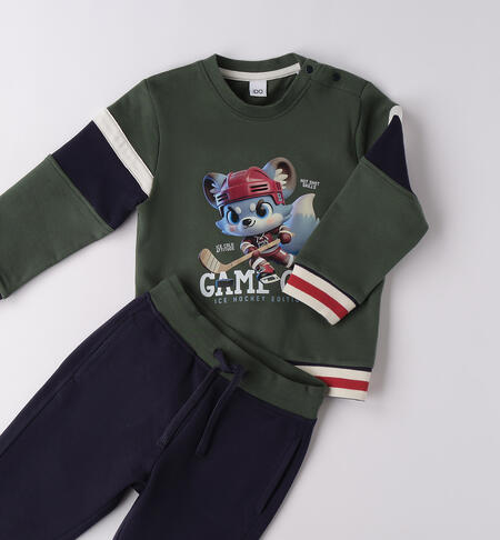2-piece outfit for children GREEN-4743