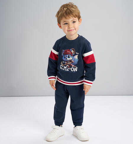 Completo da bambino 2 pezzi BLU