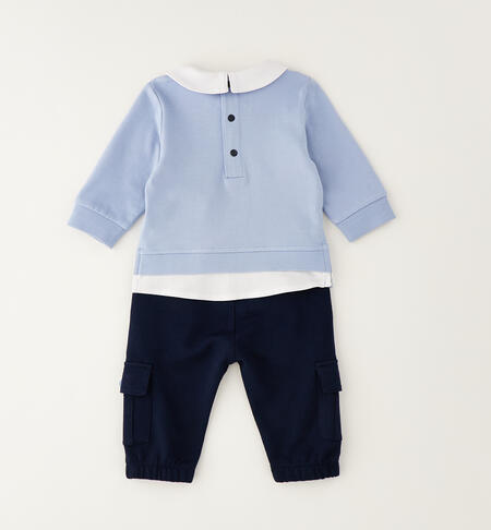 Baby suit L.BLUE-3964