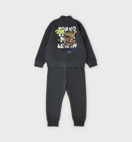 Completo due pezzi bambino GRIGIO-0567
