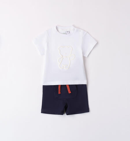 Boys' two-piece outfit WHITE
