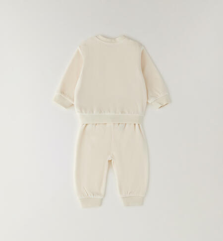 Completo due pezzi neonato BEIGE-0151