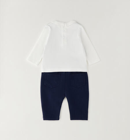 Completo elegante neonato NAVY-3885