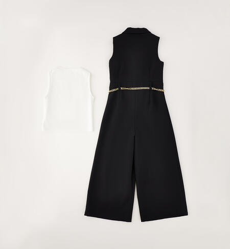 Completo elegante ragazza NERO-0658