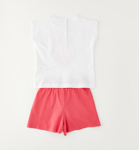 Girls' summer outfit BIANCO-0113