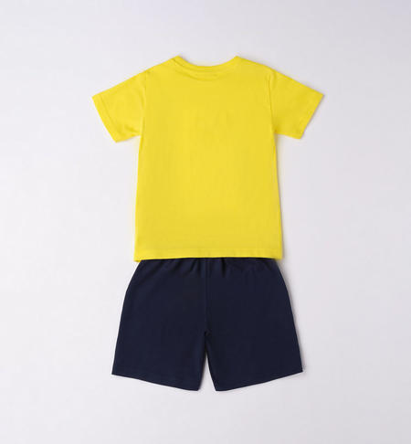 Completo estivo bambino "Dragon Ball" da 3 a 12 anni iDO GIALLO-1434
