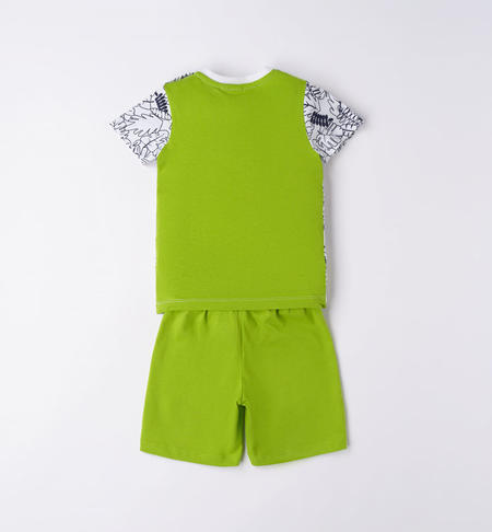 Completo estivo bambino esploratore da 9 mesi a 8 anni iDO BIANCO-0113
