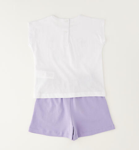 Girls' summer outfit BIANCO-0113