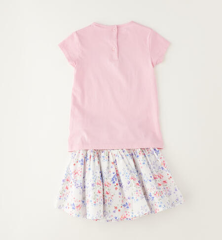 Completo estivo da bambina PINK-2738