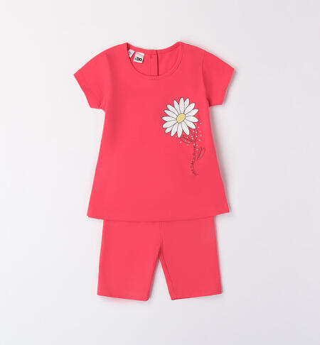 Girls' green summer set RED