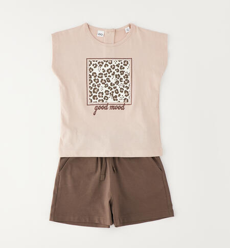 Completo estivo per bambina ROSA