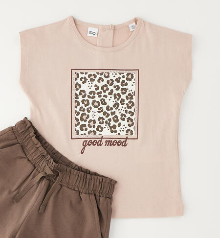 Completo estivo per bambina ROSA DUST-1027