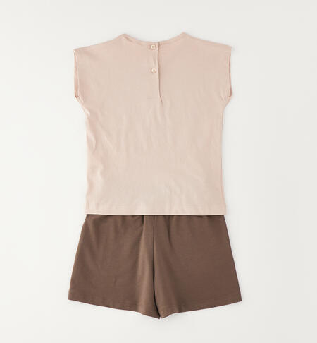 Completo estivo per bambina ROSA DUST-1027