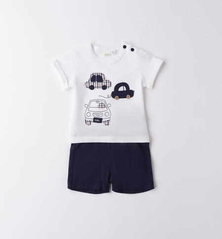 Completo estivo per bimbo BIANCO