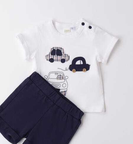 Completo estivo per bimbo BIANCO-0113