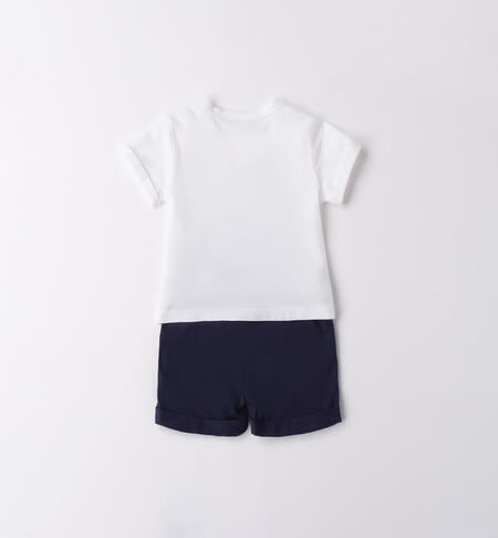 Completo estivo per bimbo BIANCO-0113