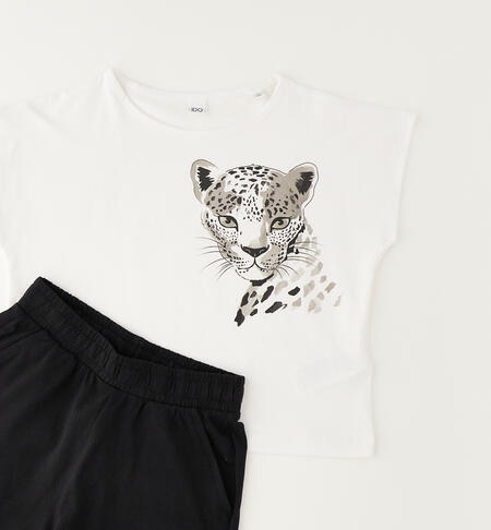 Completo estivo ragazza BIANCO-0113