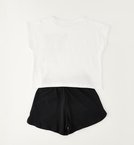 Completo estivo ragazza BIANCO-0113