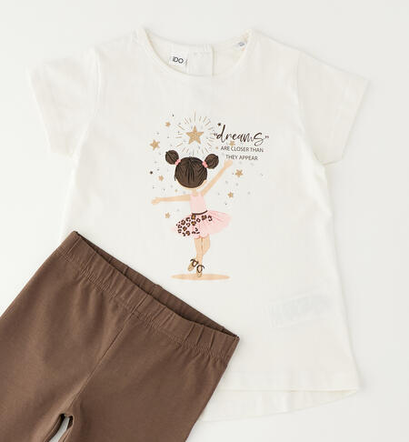 Completo iDO con leggins LATTE-0115