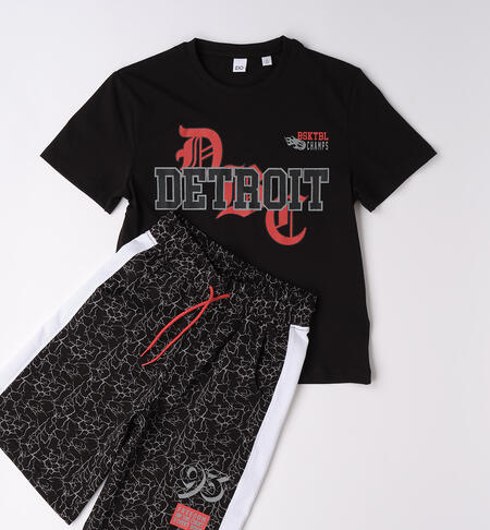 Completo iDO da ragazzo NERO-0658