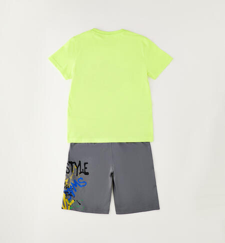 iDO boys' outfit GIALLO FLUO-1499