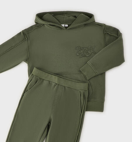 Completo iDO per ragazzo VERDE MILITARE-5554